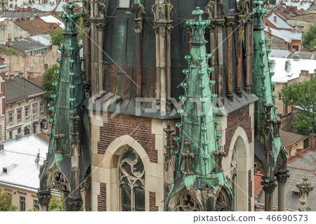 Detail of the  Church of Saints Olga and Elizabeth 46690573