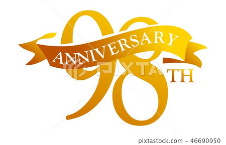 98 Year Ribbon Anniversary 46690950
