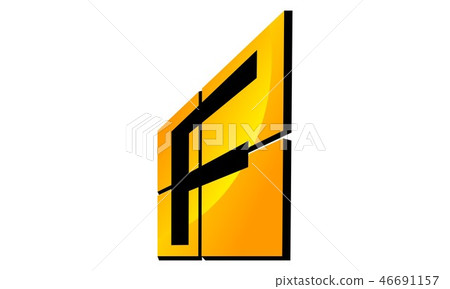 Modern Logo Solution Letter F Modern Logo Solution Letter F 46691157