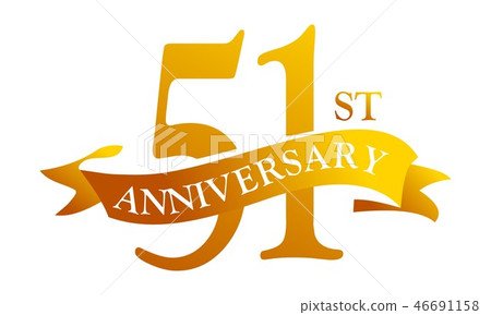 51 Year Ribbon Anniversary 51 Year Ribbon Anniversary 46691158