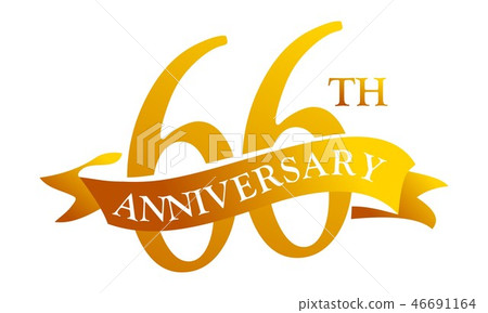 66 Year Ribbon Anniversary 66 Year Ribbon Anniversary 46691164