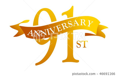 91 Year Ribbon Anniversary 91 Year Ribbon Anniversary 46691166