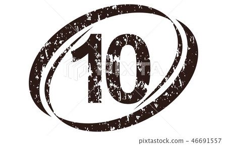 Number Ten Rough Logo Number Ten Rough Logo 46691557