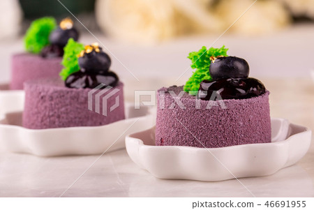 A currant dessert with chocolate and berry A currant dessert with chocolate and berry 46691955