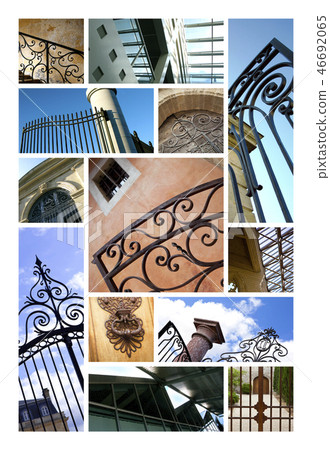 Wrought iron gates Wrought iron gates 46692065