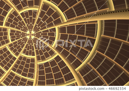 Fractal star or sun fantasy Abstract solar pattern Fractal star or sun fantasy Abstract solar pattern 46692334