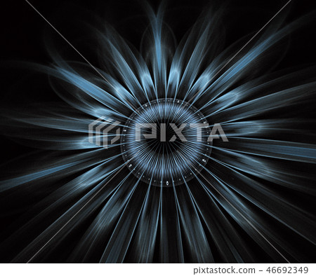 Fractal flower 46692349