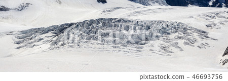 Detail of the Corbassiere Glacier (Switzerland) 46693756
