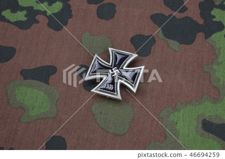 nazi german award Iron Cross on SS uniform 46694259