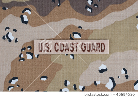 US COAST GUARD branch tape on desert uniform US COAST GUARD branch tape on desert uniform 46694550