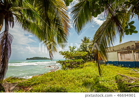 Port Limon seaport in Costa Rica Port Limon seaport in Costa Rica 46694901