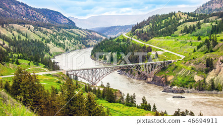 Bridge over the Fraser River at Williams Lake Bridge over the Fraser River at Williams Lake 46694911