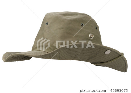Boonie hat isolated on white background 46695075