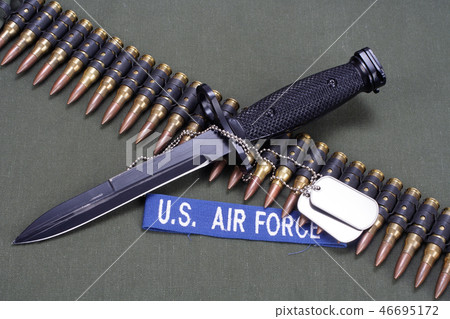 bayonet on US AIR FORCE uniform 46695172