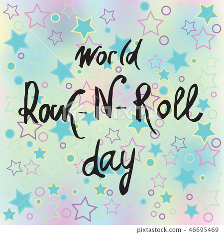 Greeting card of the World Health day 46695469