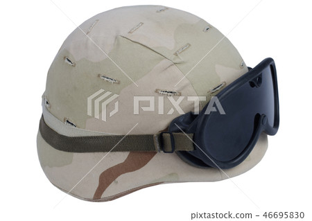 army kevlar helmet with goggles 46695830
