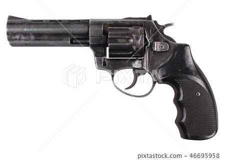 Revolver isolated on white Revolver isolated on white 46695958