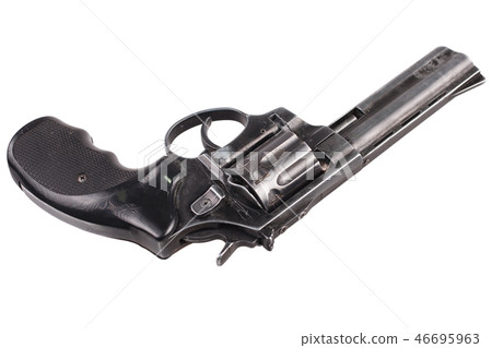 Revolver isolated on white 46695963