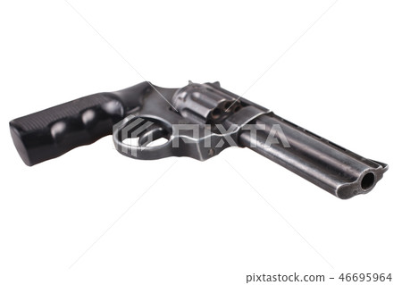 Revolver isolated on white 46695964