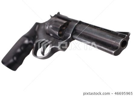 Revolver isolated on white 46695965