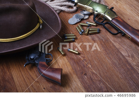 Wild west weapon and ammunition Wild west weapon and ammunition 46695986