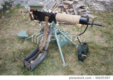 WWI german machine gun MG 08 46695997