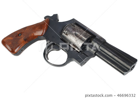 Revolver isolated on white Revolver isolated on white 46696332