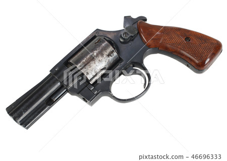 Revolver isolated on white Revolver isolated on white 46696333