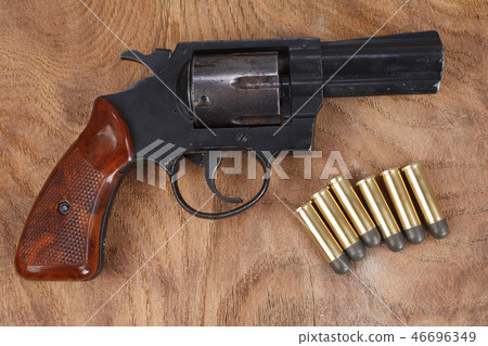 Revolver with ammunition 46696349