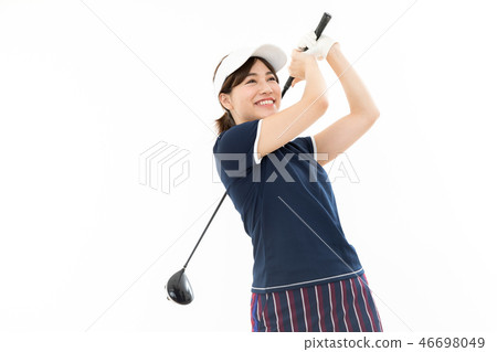 Young lady golf Young lady golf 46698049