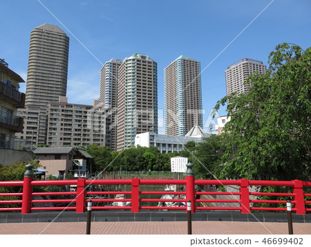 Kashiwajima的Tanuki Ohashi和River City 21的公寓 46699402