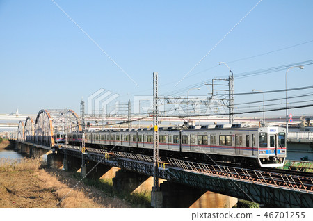 京成3500火車穿越荒川大橋 京成3500火車穿越荒川大橋 46701255