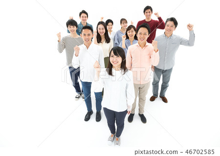 Casual Men and women Multiple 20s to 40s Obscene guts pose 46702585