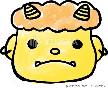 Setsubun Honi Mamemaki可愛的插圖 Setsubun Honi Mamemaki可愛的插圖 46702947