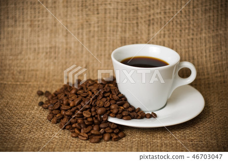 Coffee and beans Coffee and beans 46703047