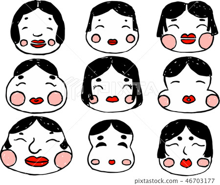 Setsubo Mamemaki Otaku Okame上帝的幸運可愛的插圖 46703177