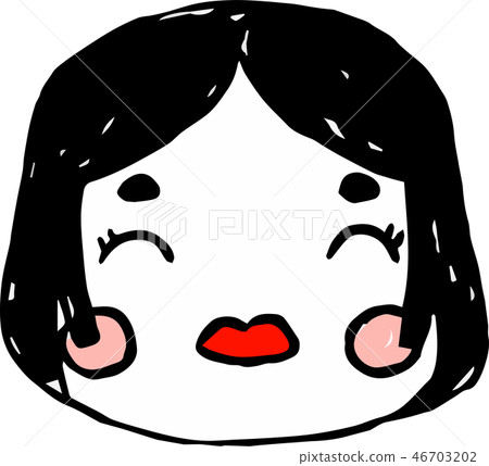 Setsubo Mamemaki Otaku Okame God of fortune Cute illustration Setsubo Mamemaki Otaku Okame God of fortune Cute illustration 46703202