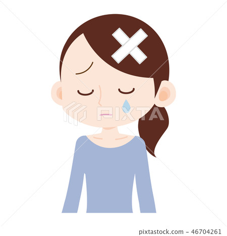Woman gets hurt 46704261