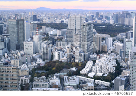 Tokyo cityscape in Japan I want to see the cityscape of Roppongi and Otemachi Tokyo cityscape in Japan I want to see the cityscape of Roppongi and Otemachi 46705657