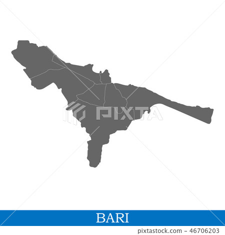 High Quality map city of Italy 46706203