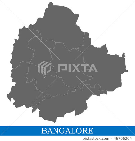 High Quality map city of India High Quality map city of India 46706204