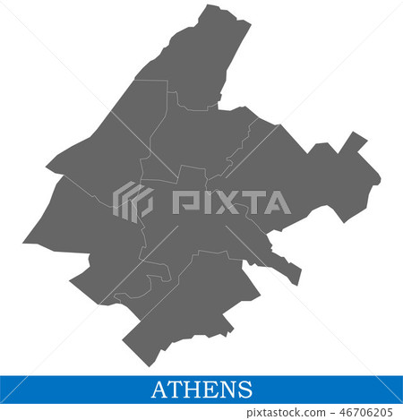 High Quality map city of Greece High Quality map city of Greece 46706205