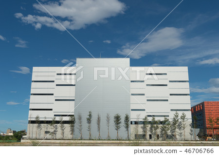 Large blank billboard on a street wall, Large blank billboard on a street wall, 46706766