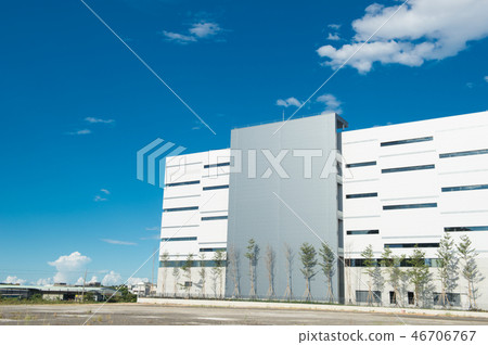 Large blank billboard on a street wall, Large blank billboard on a street wall, 46706767