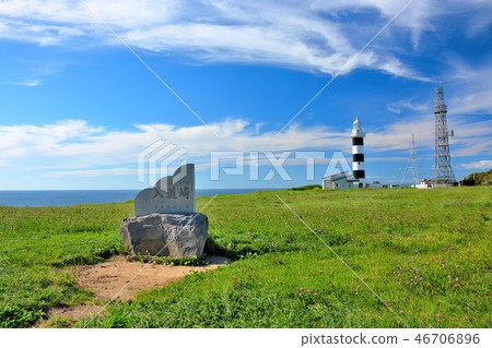 Tohoku,秋田,Idozaki,Namahage Oga半島,Idozaki燈塔,美麗的綠色和藍色對比(5) Tohoku,秋田,Idozaki,Namahage Oga半島,Idozaki燈塔,美麗的綠色和藍色對比(5) 46706896