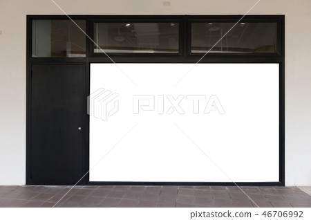 Shop Boutique Store Front with Big Window Shop Boutique Store Front with Big Window 46706992
