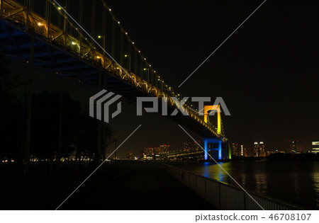 [Tokyo] Rainbow Bridge Night View 46708107