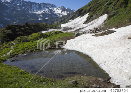 Senery near Corbassiere Glacier Senery near Corbassiere Glacier 46708704