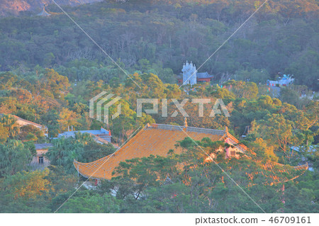 enormous Monastery Po Lin Monastery in HK enormous Monastery Po Lin Monastery in HK 46709161