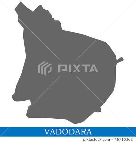 High Quality map city of India 46710368